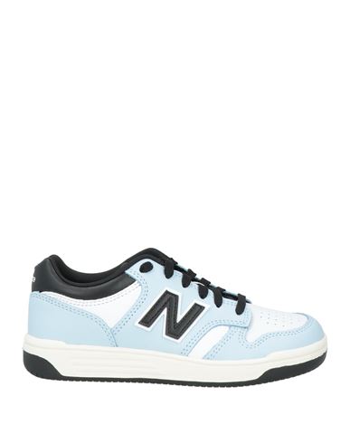 New Balance Toddler Sneakers Sky Blue Size 1c Leather, Synthetisches Material In Blue