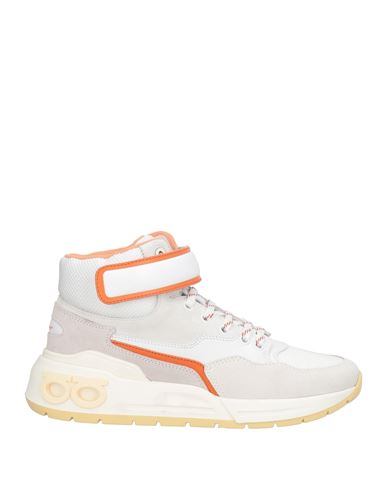 Ferragamo Leather High-top Sneaker In White