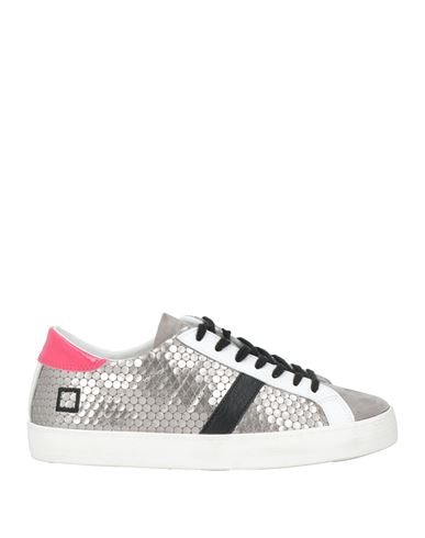 Date D. A.t. E. Woman Sneakers Silver Size 6.5 Leather In Silver
