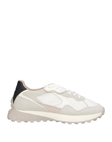 Date D. A.t. E. Man Sneakers Off White Size 7 Nylon, Leather In White