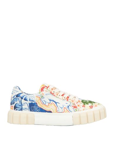 Farm Rio Woman Sneakers Ivory Size 11 Textile Fibers In Multi