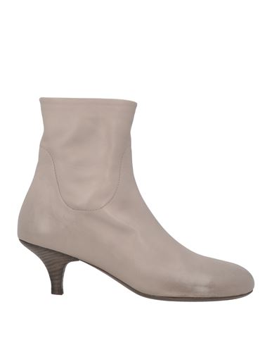Marsèll Woman Ankle Boots Light Grey Size 7 Calfskin In Gray
