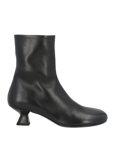 Marsèll Woman Ankle Boots Black Size 8 Calfskin In Black