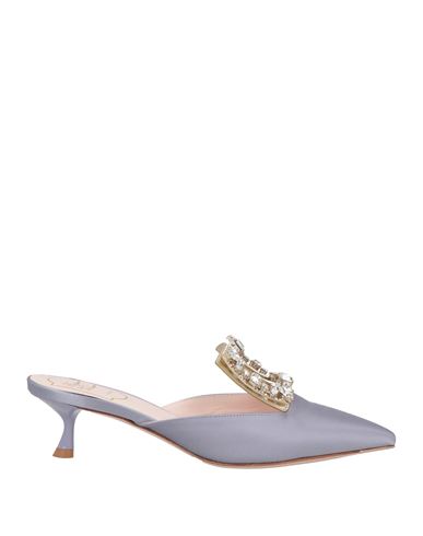 Roger Vivier Woman Mules & Clogs Lilac Size 8 Textile Fibers In Purple