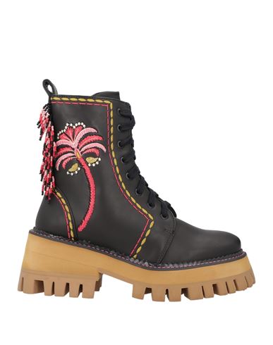 Farm Rio Woman Ankle Boots Black Size 10 Synthetisches Material In Black