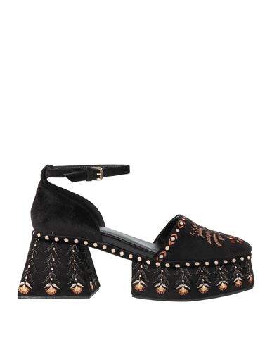 Farm Rio Woman Pumps Black Size 11 Synthetisches Material In Black