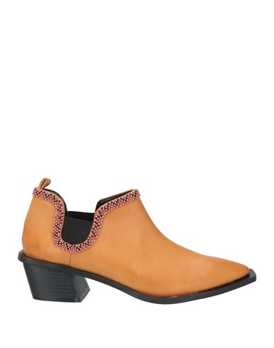 Farm Rio Woman Ankle Boots Tan Size 11 Synthetisches Material In Brown