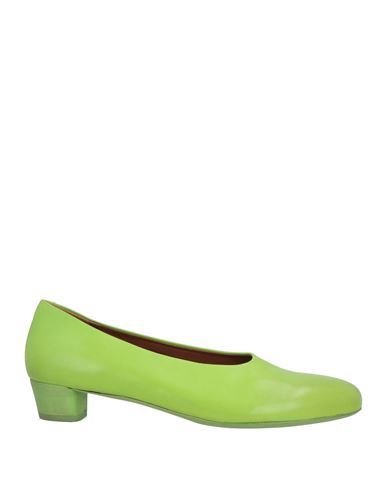 Marsèll Woman Ballet Flats Green Size 6 Calfskin In Green