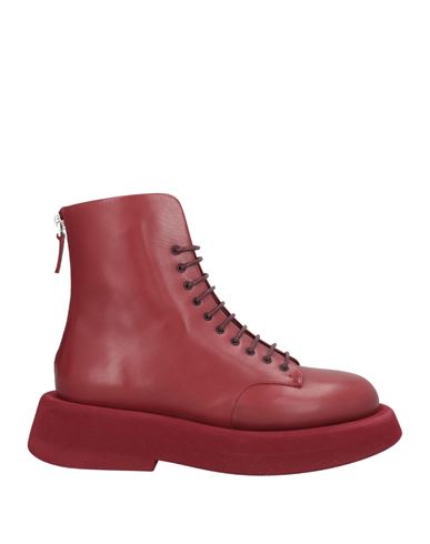 Marsèll Gomme Woman Ankle Boots Red Size 8 Calfskin In Red