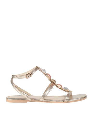 Pregunta Woman Sandals Gold Size 9 Leather In Gold