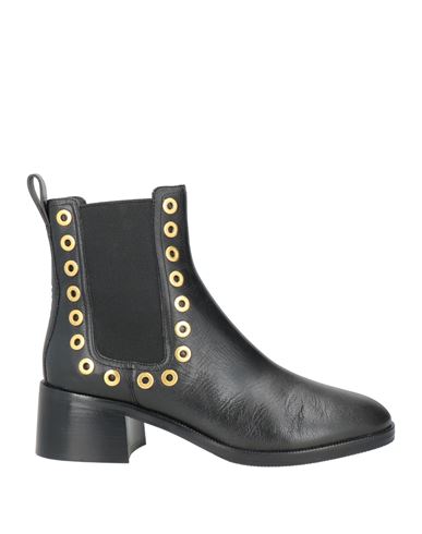 See By Chloé Woman Ankle Boots Black Size 6 Goat Skin In Black