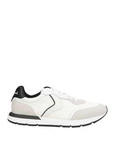 Voile Blanche Man Sneakers Light Grey Size 9 Leather, Textile Fibers In Gray