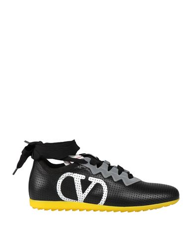 Valentino Garavani Woman Sneakers Black Size 6 Leather In Black