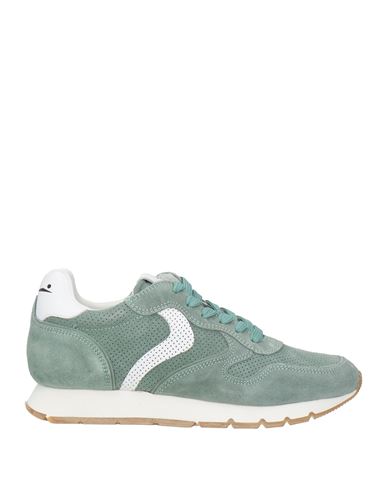 Voile Blanche Woman Sneakers Sage Green Size 7 Leather In Green