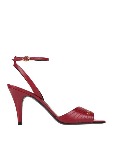 Valentino Garavani Woman Sandals Red Size 10 Leather In Red