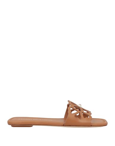 Stuart Weitzman Woman Sandals Tan Size 7.5 Calfskin In Brown