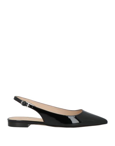 Stuart Weitzman Woman Ballet Flats Black Size 7.5 Leather In Black