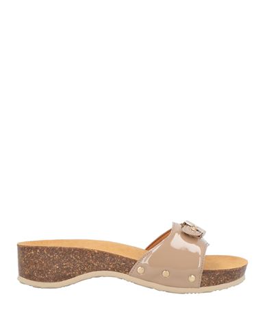 Scholl Woman Mules & Clogs Taupe Size 8 Synthetisches Material In Gray