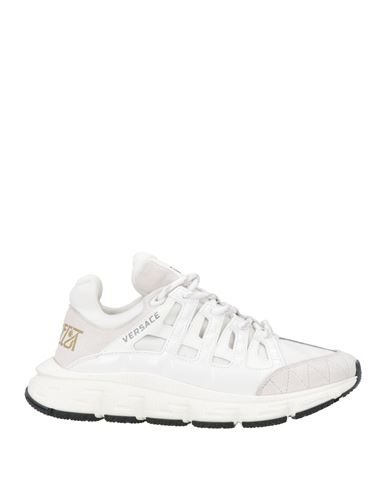 Versace Trigreca Low-top Sneakers In White