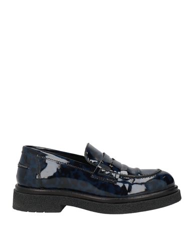 Loafer Woman S Blue Size 7 Leather In Blue