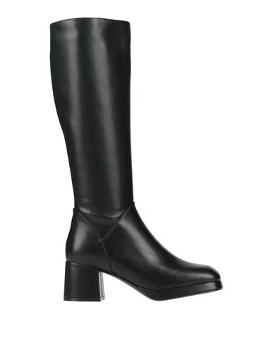 Tosca Blu Woman Boot Black Size 7 Leather In Black