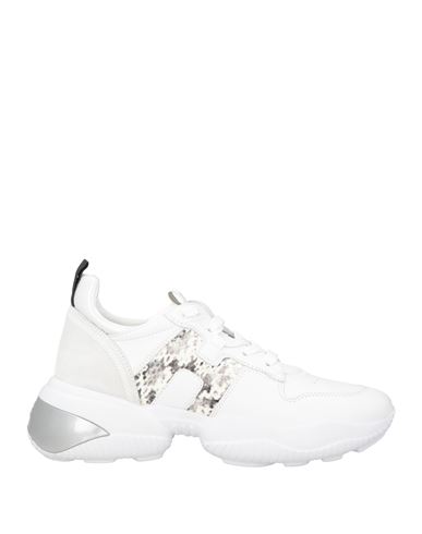 Hogan Woman Sneakers White Size 4.5 Leather In White