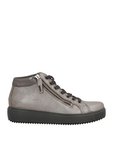 Igi & Co Woman Sneakers Grey Size 6 Goat Skin In Gray