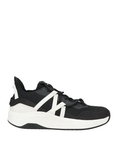 Armani Exchange Man Sneakers Black Size 9 Polyamide, Elastane, Polyester In Black