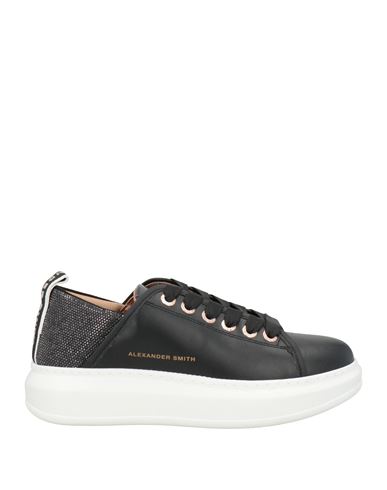 Alexander Smith Woman Sneakers Black Size 8 Leather In Black