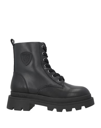 Blauer . Woman Ankle Boots Black Size 9 Leather, Synthetisches Material