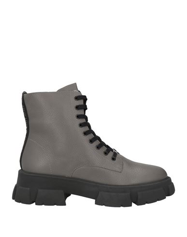 Steve Madden Man Ankle Boots Charcoal Size 10 Leather In Gray