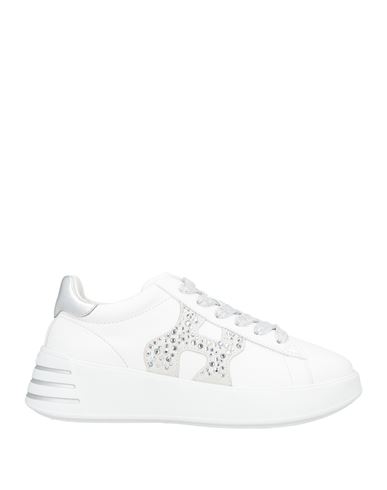 Hogan Woman Sneakers White Size 6.5 Leather In White