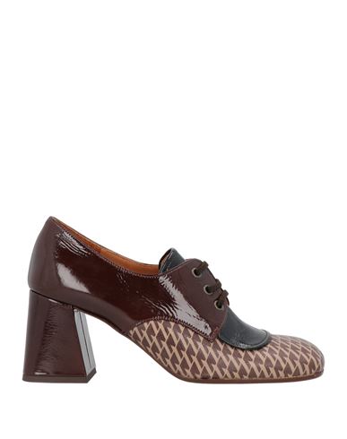 Chie Mihara Woman Lace-up Shoes Chocolate Brown Size 10 Leather