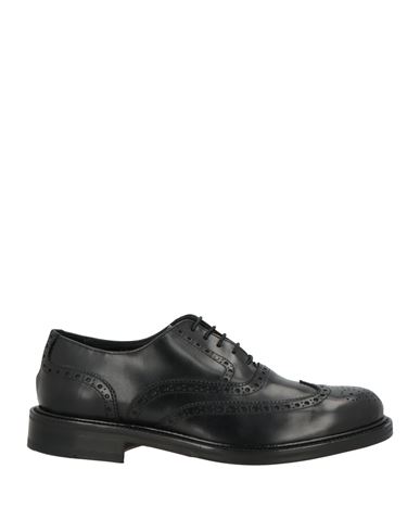 Richard Owen Richard Owe'n Man Lace-up Shoes Black Size 6 Leather In Black