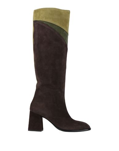 Maliparmi Malìparmi Woman Boot Chocolate Brown Size 10 Leather In Brown