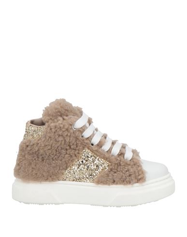 Montelpare Tradition Babies'  Toddler Girl Sneakers Taupe Size 10c Leather, Textile Fibers In Neutral