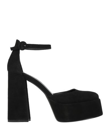Stelio Malori Woman Pumps Black Size 8 Leather In Black