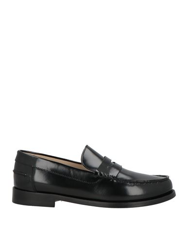 Theory Woman Loafers Black Size 6 Leather In Multi