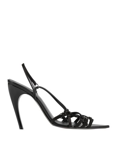 Nensi Dojaka Woman Sandals Black Size 8 Textile Fibers In Black