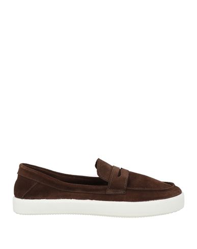 Zampiere Man Loafers Dark Brown Size 10 Leather In Brown