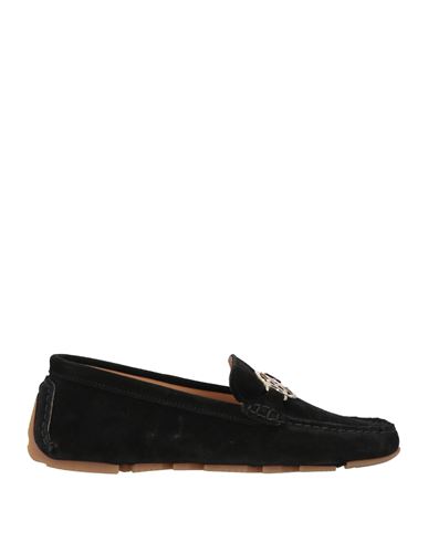 Baldinini Woman Loafers Black Size 8 Leather In Black