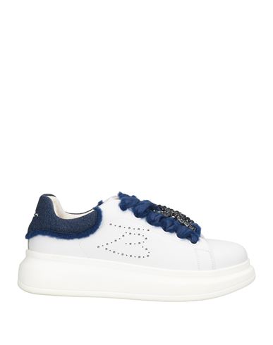 Tosca Blu Woman Sneakers White Size 7 Leather, Textile Fibers In White