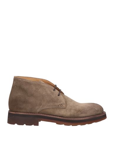 Corvari Man Ankle Boots Beige Size 6 Leather In Nude