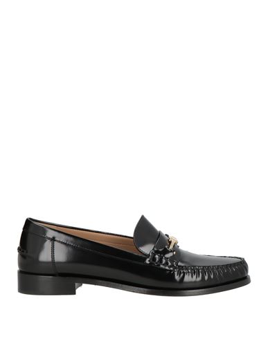 Ferragamo Woman Loafers Black Size 8 Calfskin In Black