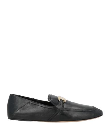 Ferragamo Elaine Vara Buckle Loafers In Calf Leather In Black