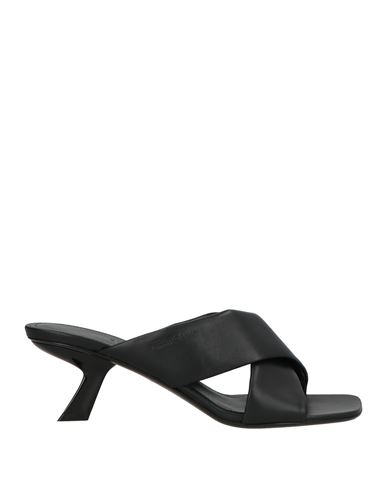 Ferragamo Woman Sandals Black Size 6 Lambskin In Black