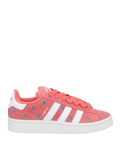 Adidas Originals Woman Sneakers Coral Size 9 Leather, Synthetisches Material In Red