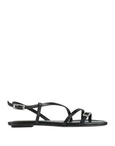 Stuart Weitzman Woman Sandals Black Size 7.5 Leather In Black