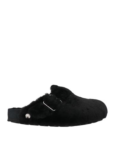 1774 Birkenstock Woman Mules & Clogs Black Size 6 Sheepskin In Black