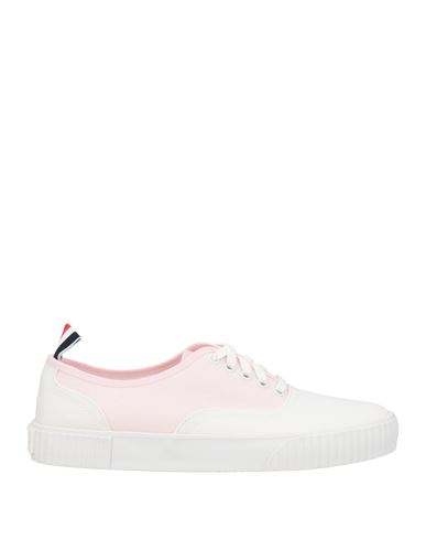 Thom Browne Woman Sneakers Light Pink Size 6 Cotton In White